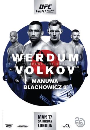 UFC FIGHT NIGHT 127 - WERDUM VS. VOLKOV