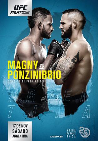 UFC FIGHT NIGHT 140 - MAGNY VS. PONZINIBBIO