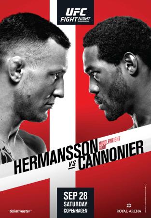 UFC ON ESPN+ 18 - HERMANSSON VS. CANNONIER