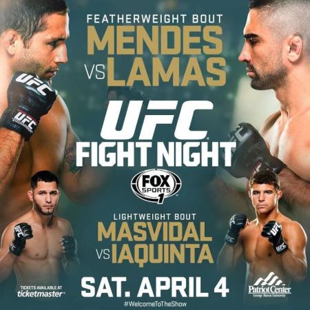 UFC FIGHT NIGHT 63 - MENDES VS. LAMAS