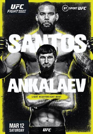 UFC ON ESPN+ 61 - SANTOS VS. ANKALAEV