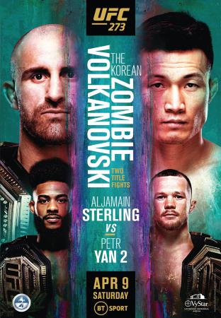 UFC 273 - VOLKANOVSKI VS. KOREAN ZOMBIE