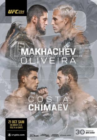 UFC 294 - MAKHACHEV VS. OLIVEIRA 2