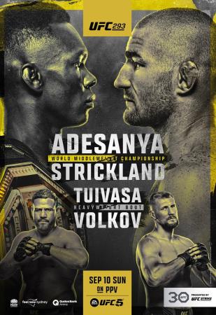 UFC 293 - ADESANYA VS. STRICKLAND