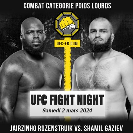 UFC ON ESPN+ 96 - ROZENSTRUIK VS. GAZIEV