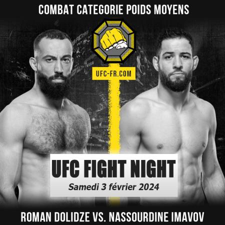 UFC FIGHT NIGHT - DOLIDZE VS. IMAVOV