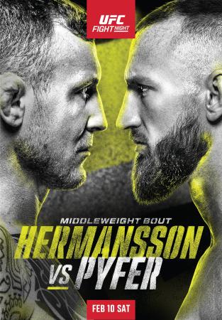 UFC ON ESPN+ 94 - HERMANSSON VS. PYFER