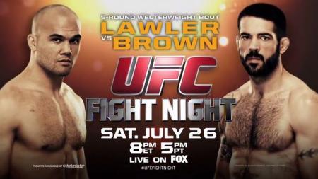 UFC ON FOX 12 - LAWLER VS. BROWN