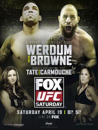 UFC ON FOX 11 - WERDUM VS. BROWNE