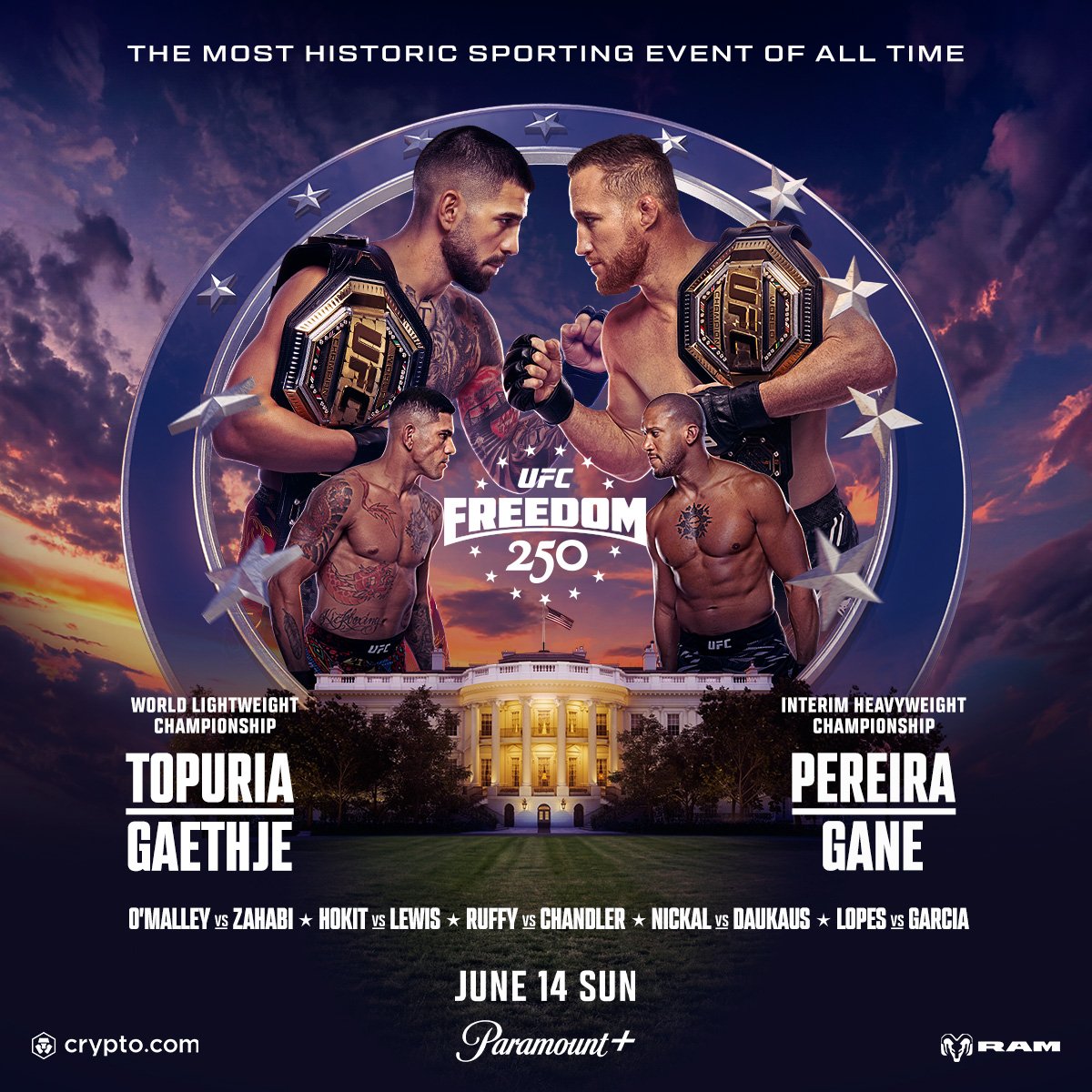 UFC Freedom 250 - Washington - Poster et affiche