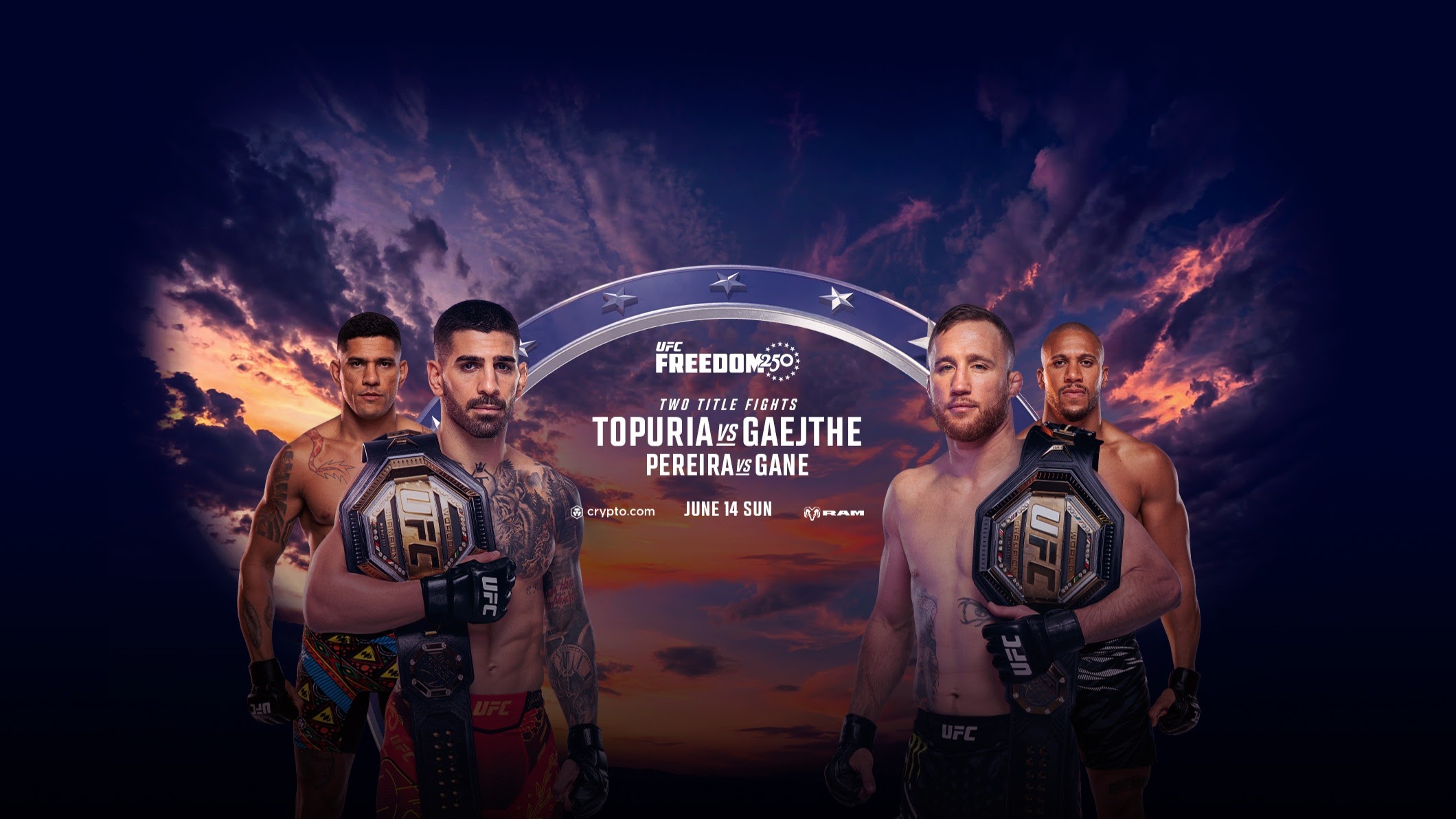 UFC Freedom 250 - Washington - Poster et affiche