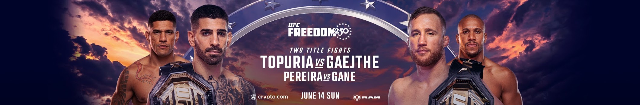 UFC Freedom 250 - Washington - Poster et affiche