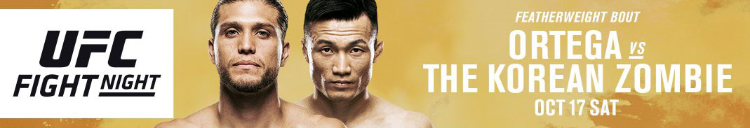 UFC Fight island - Abu Dhabi - UFC FIGHT NIGHT: ORTEGA vs. THE KOREAN ZOMBIE