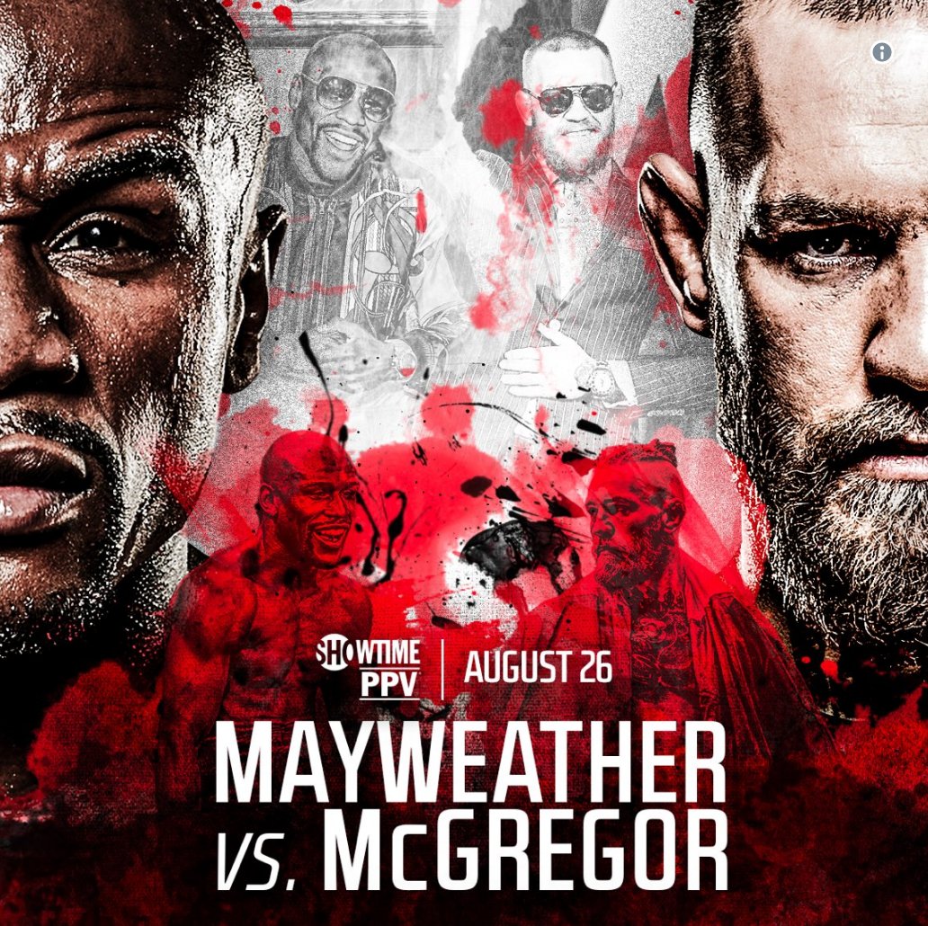 Poster Mayweather vs McGregor