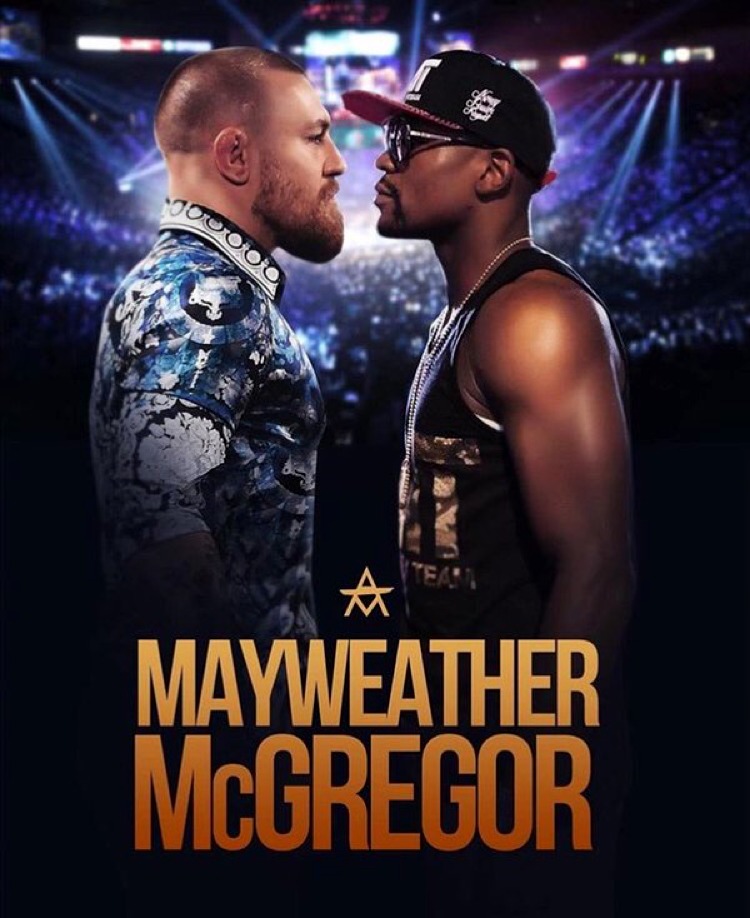 Poster Mayweather vs McGregor