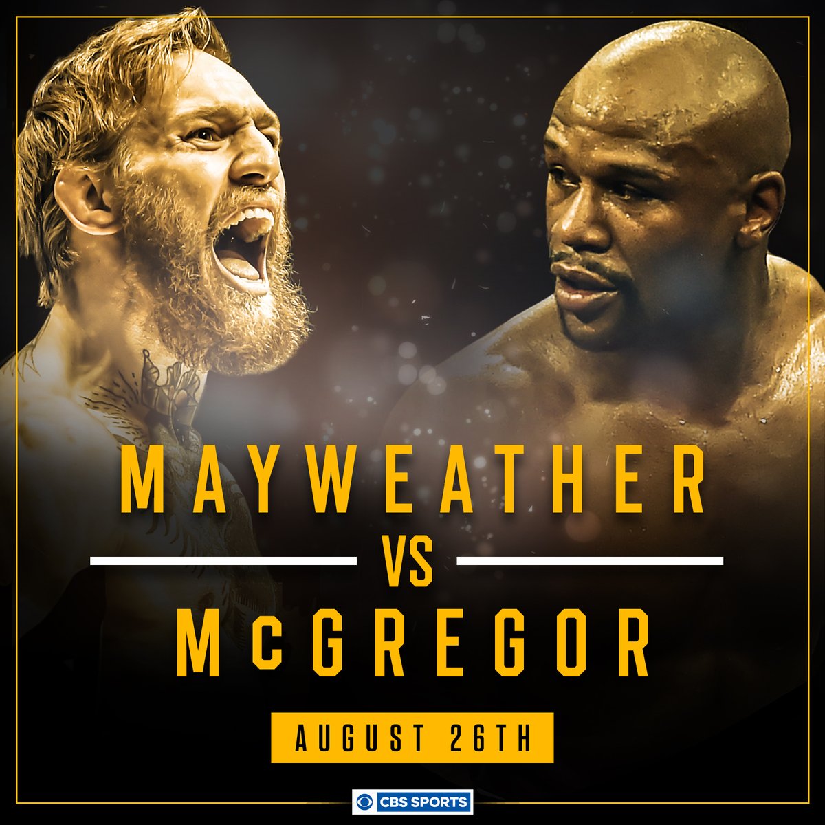 Poster Mayweather vs McGregor