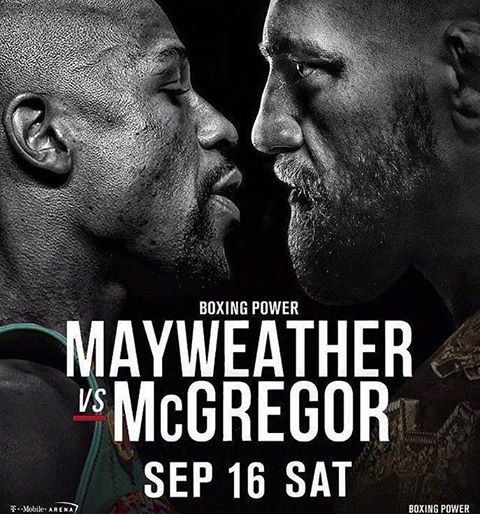 Poster Mayweather vs McGregor