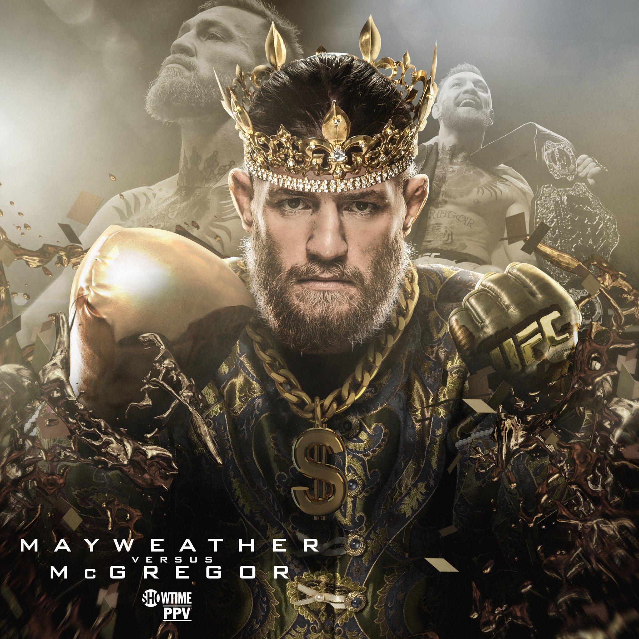 Poster Mayweather vs McGregor