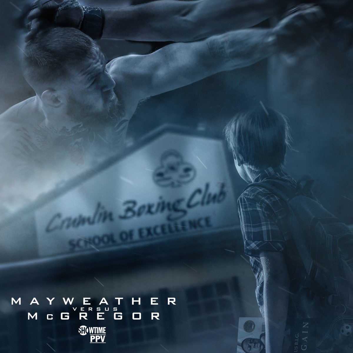 Poster Mayweather vs McGregor