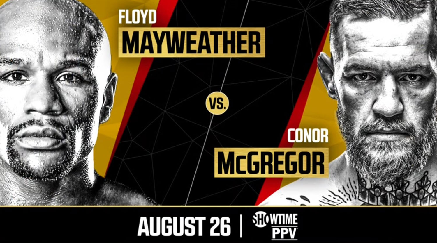 Poster Mayweather vs McGregor