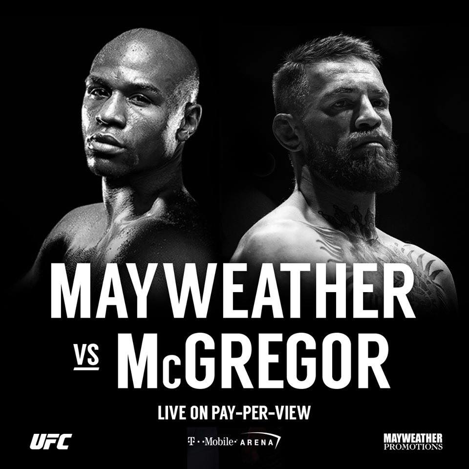 Poster Mayweather vs McGregor