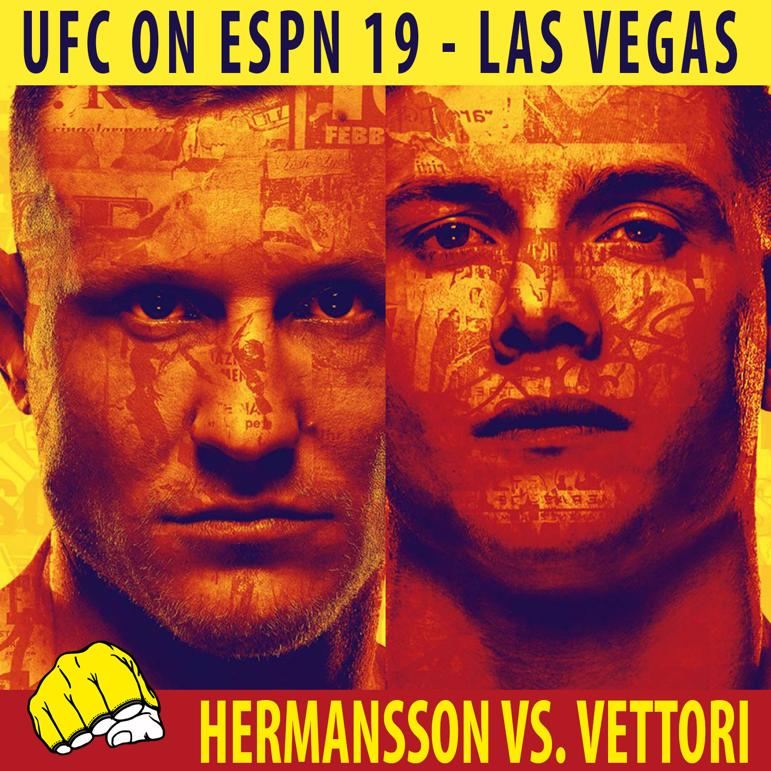 UFC on ESPN 19 - Poster et affiche