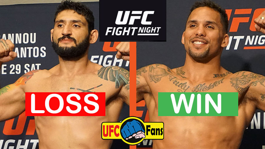 Vinicius Moreira contre Eryk Anders