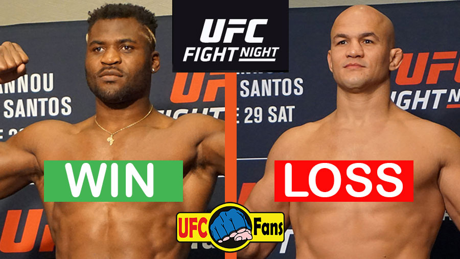 Francis Ngannou contre Junior Dos santos