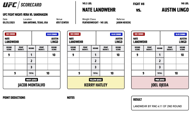 UFC on ESPN 43 - Austin Lingo vs Nate Landwehr
