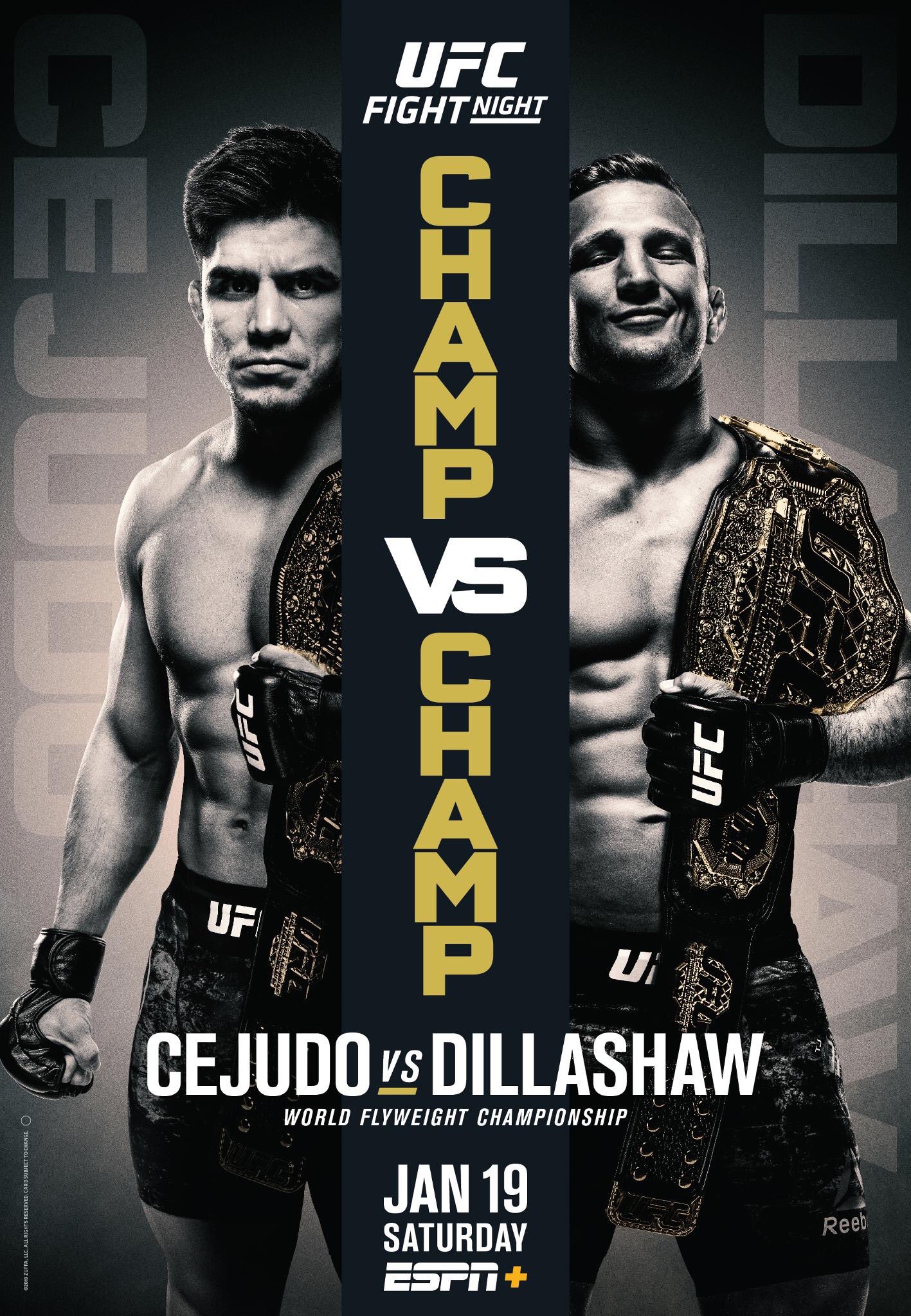 Poster/affiche UFC on ESPN+ 1
