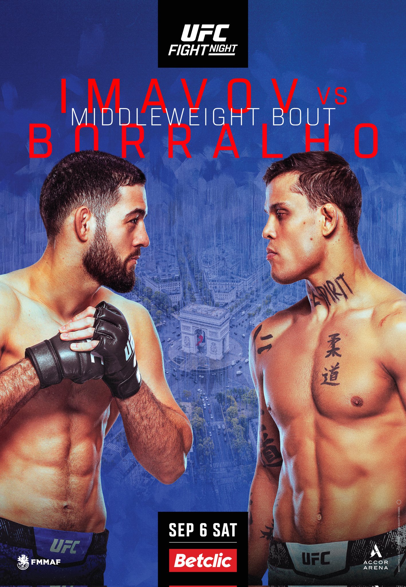UFC on ESPN+ 116 - Paris - Poster et affiche