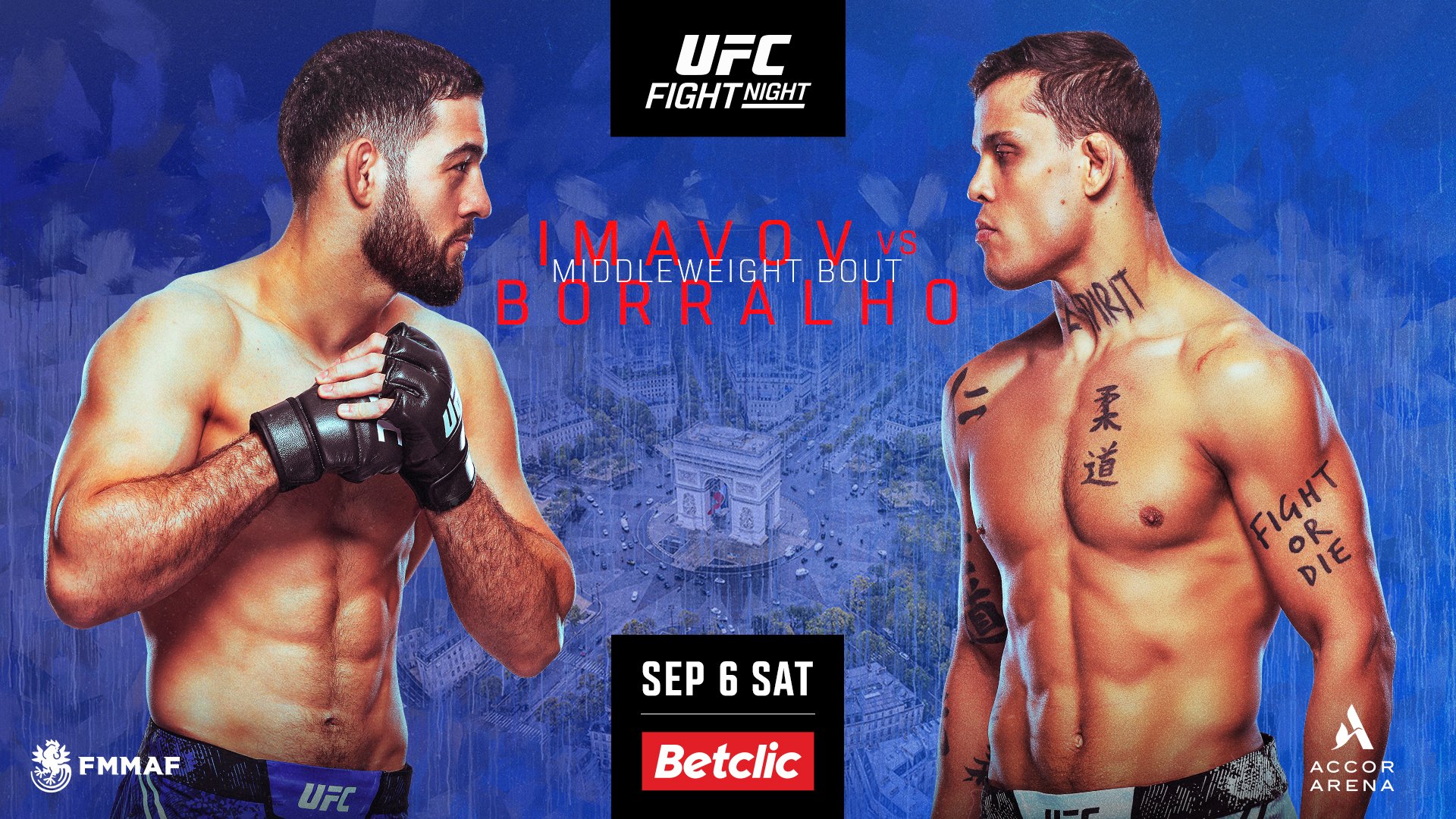 UFC on ESPN+ 116 - Paris - Poster et affiche