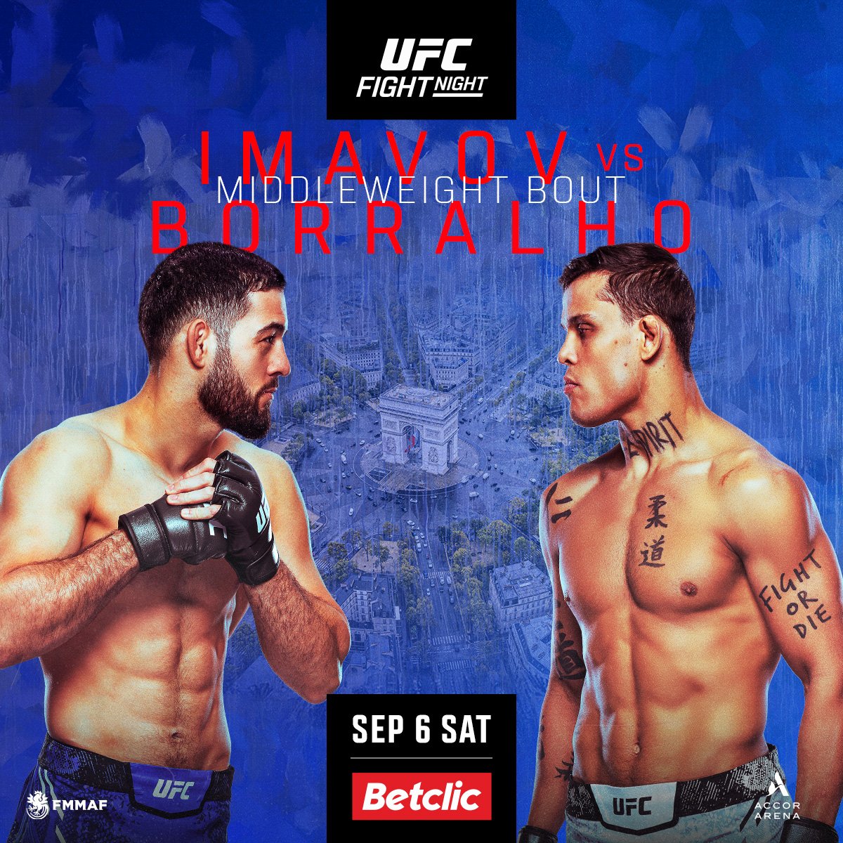 UFC on ESPN+ 116 - Paris - Poster et affiche