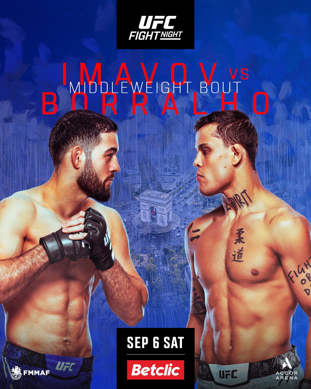 UFC on ESPN+ 116 - Paris - Poster et affiche