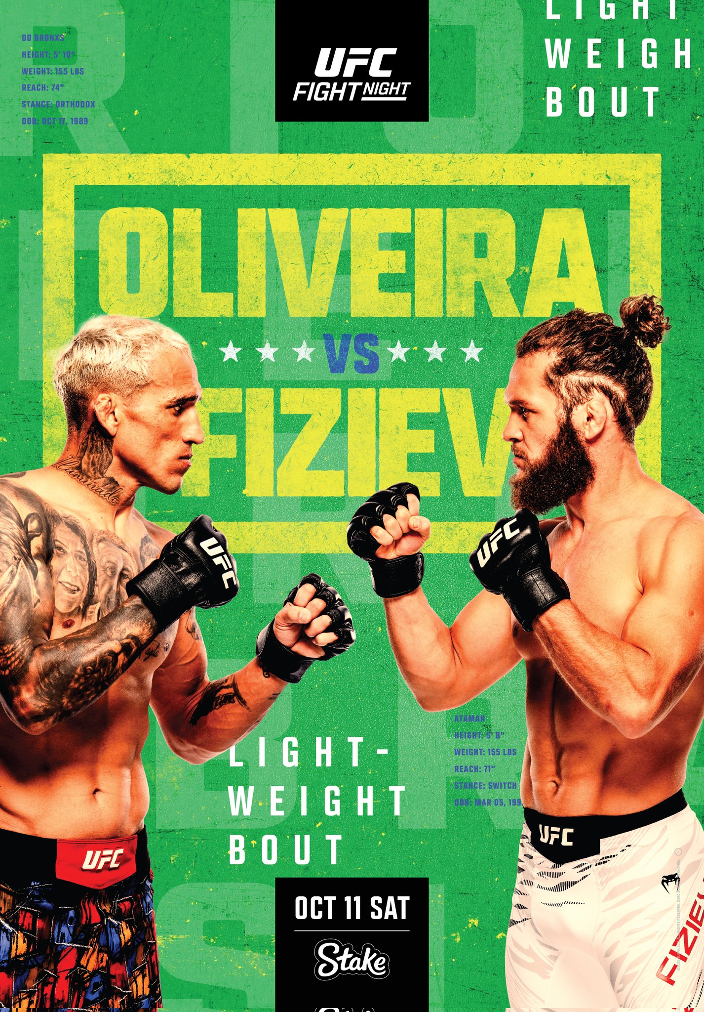 UFC on ESPN+ 119 - Rio de Janeiro - Poster et affiche