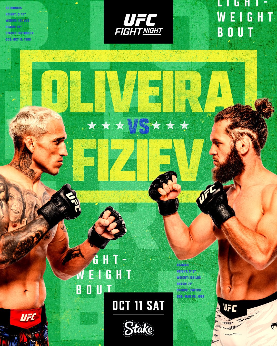 UFC on ESPN+ 119 - Rio de Janeiro - Poster et affiche