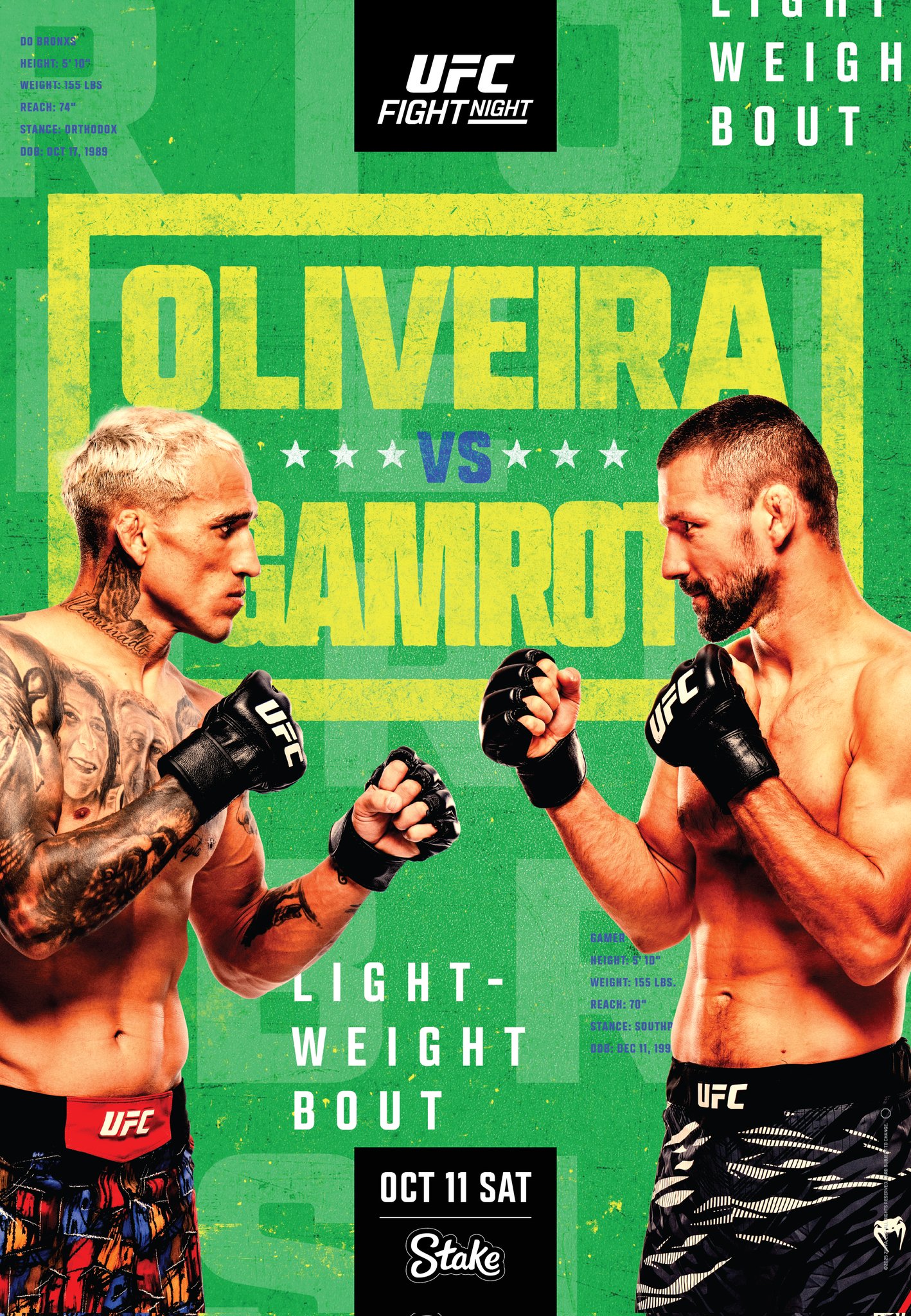UFC on ESPN+ 119 - Rio de Janeiro - Poster et affiche