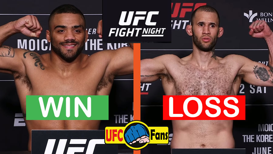 Deron Winn contre Eric Spicely