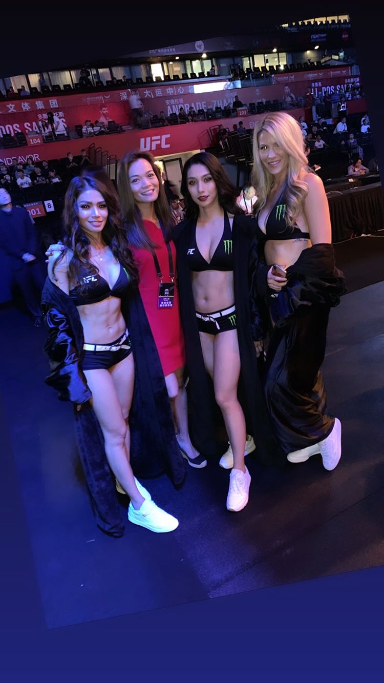 UFC Shenzhen Octagon girls