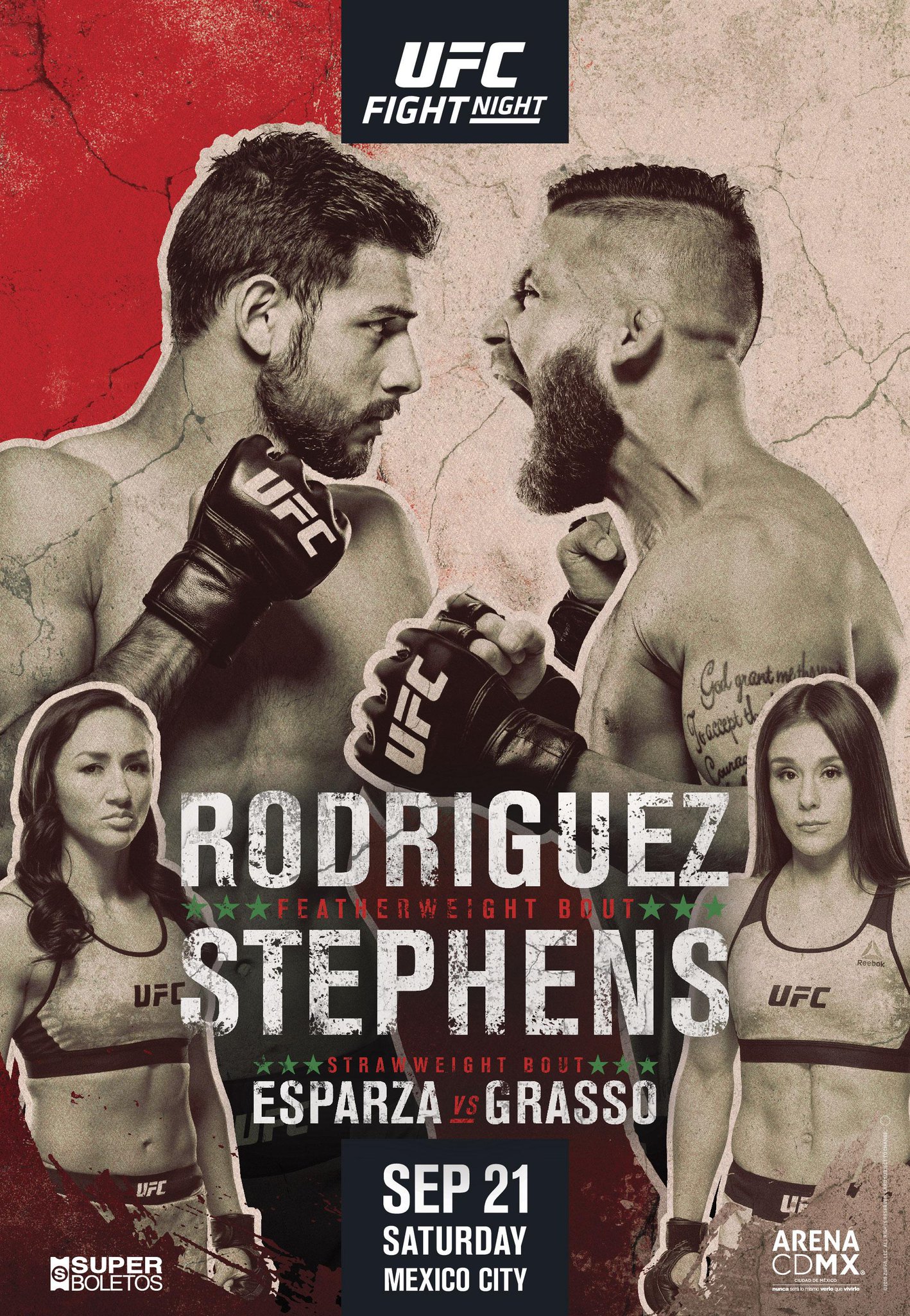 UFC Mexico - Poster et affiche