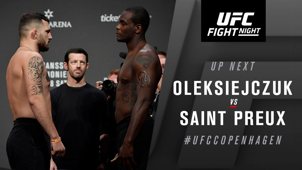 Michal Oleksiejczuk contre Ovince St. Preux