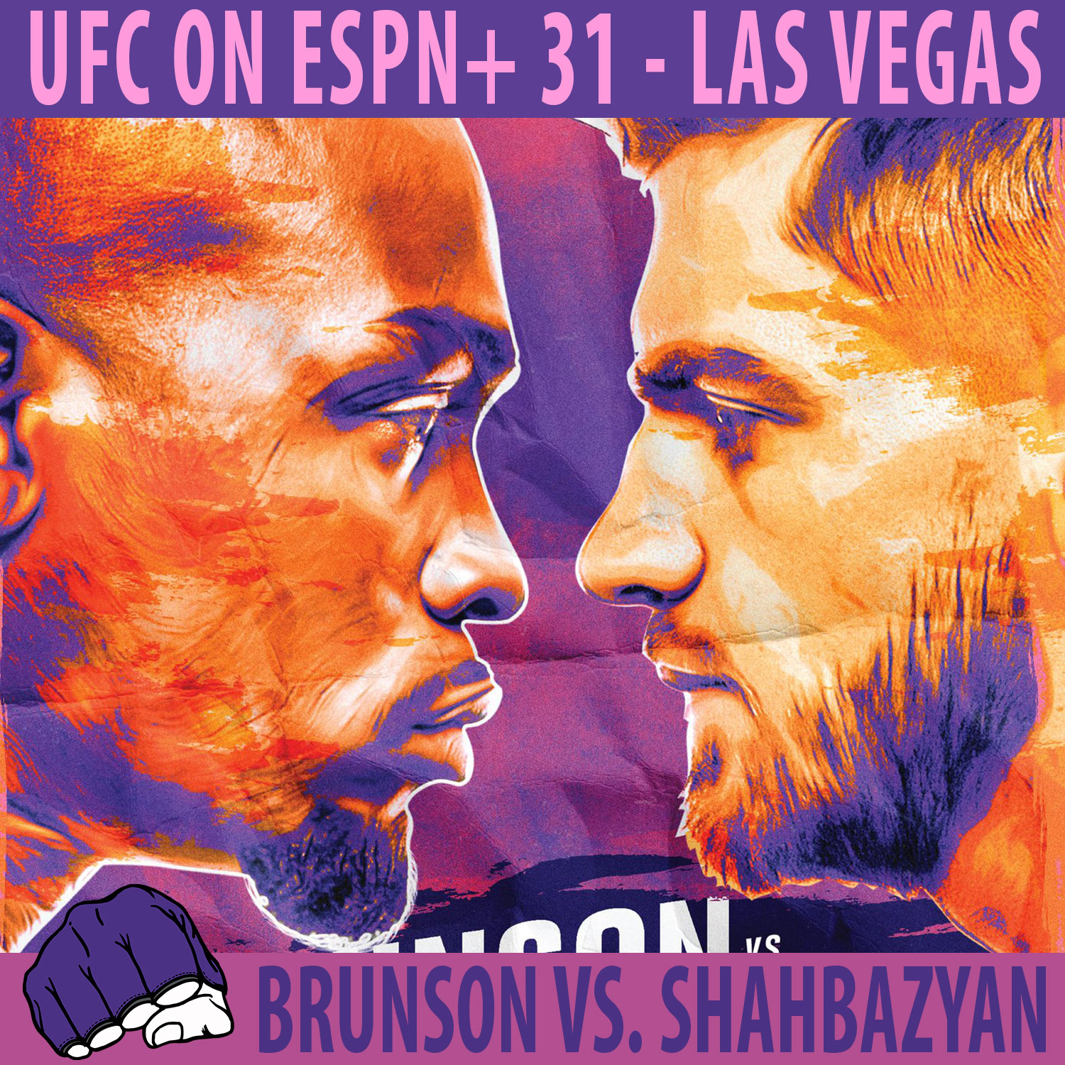 UFC on ESPN+ 31 - Las vegas - Poster et affiche