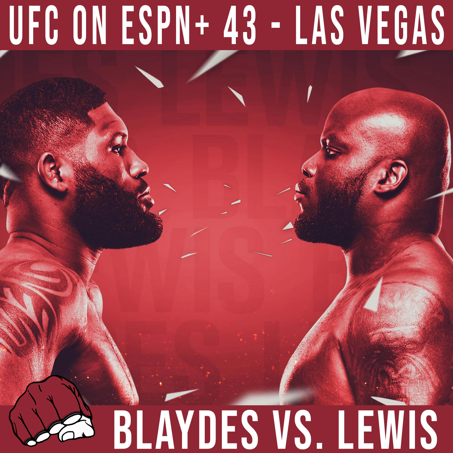 UFC on ESPN+ 43 - Poster et affiche