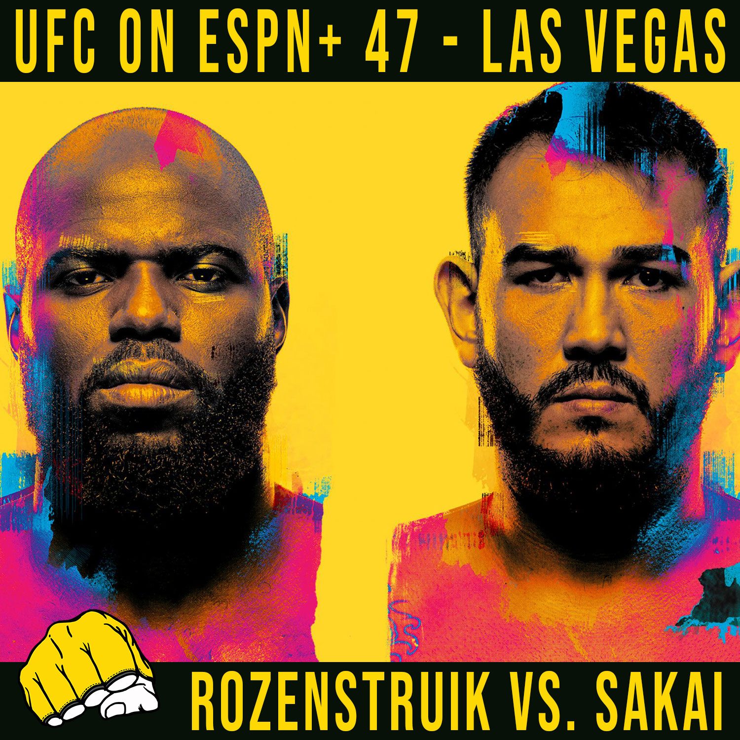 UFC on ESPN+ 47 - Las Vegas - Poster et affiche