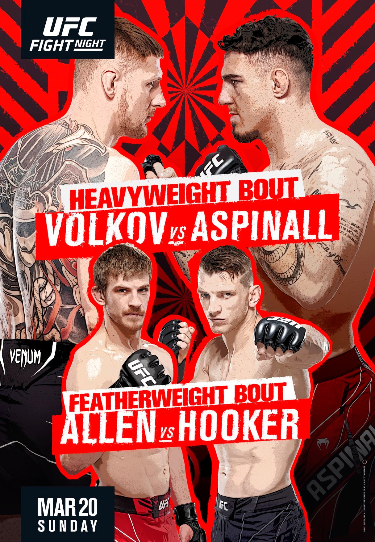 UFC on ESPN+ 62 - Londres - Poster et affiche