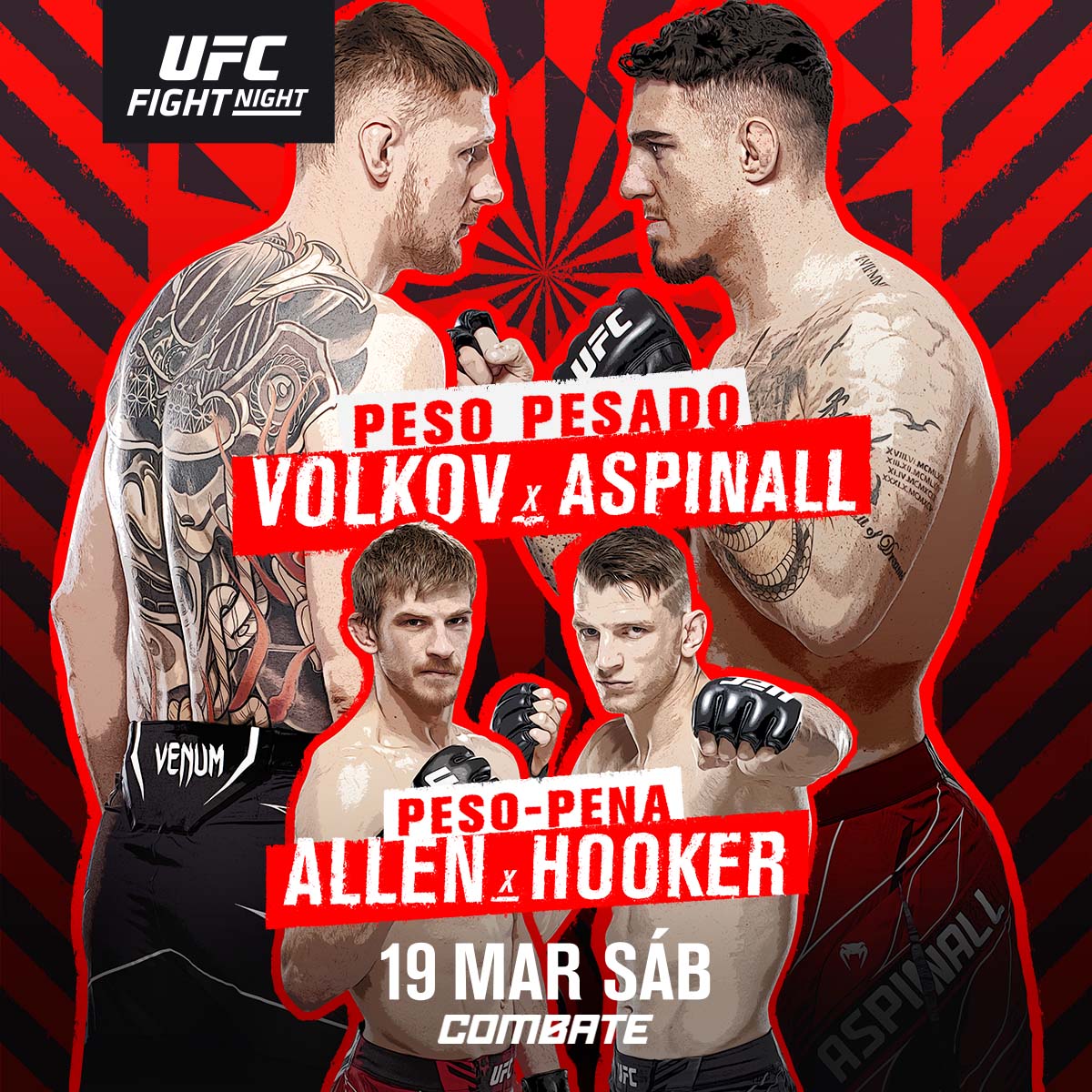 UFC on ESPN+ 62 - Londres - Poster et affiche