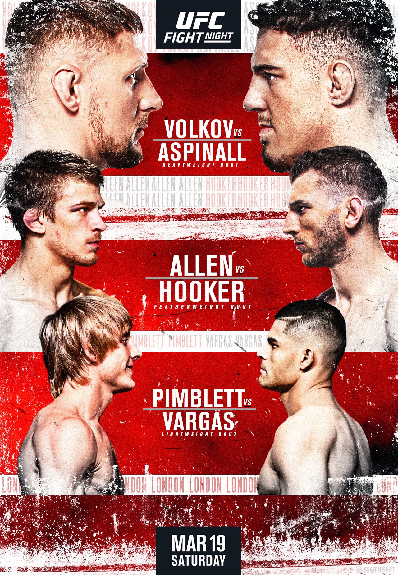 UFC on ESPN+ 62 - Londres - Poster et affiche