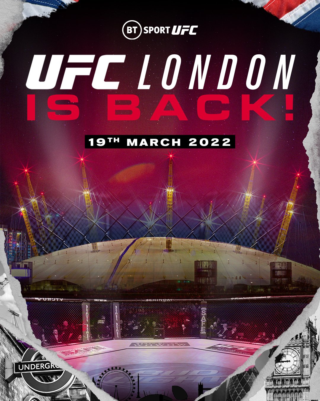 UFC on ESPN+ 62 - Londres - Poster et affiche