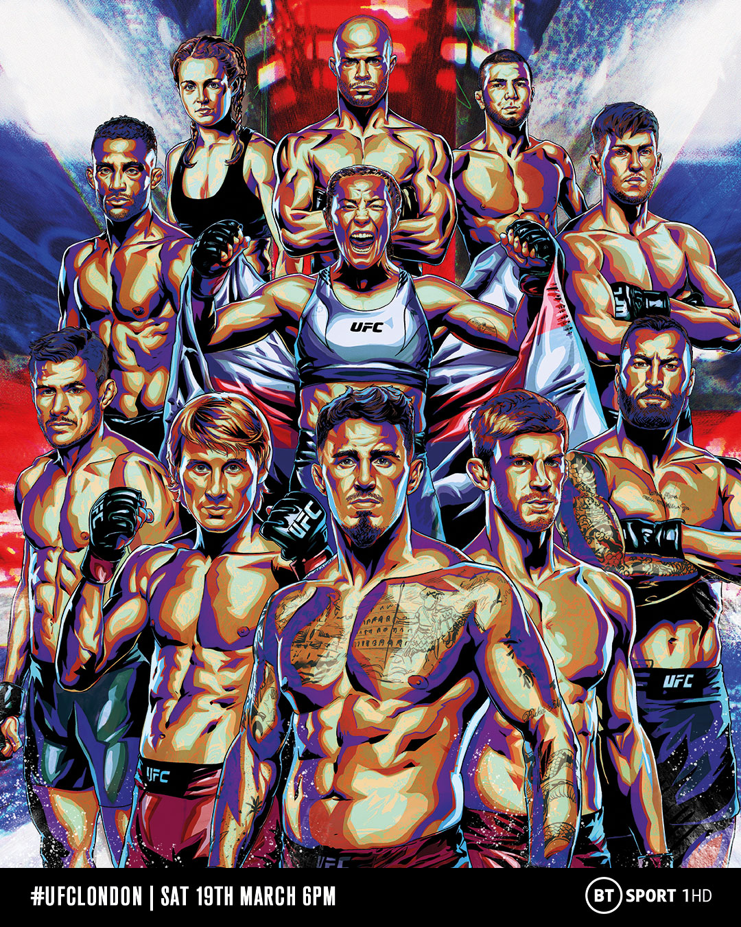UFC on ESPN+ 62 - Londres - Poster et affiche
