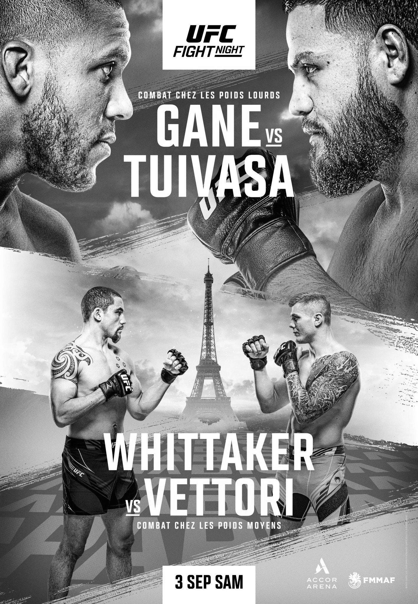 UFC on ESPN+ 67 - Paris - Poster et affiche